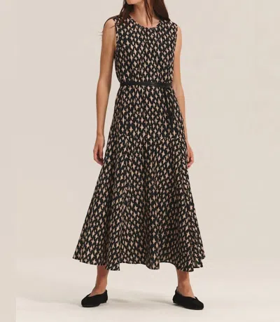 Velvet By Graham & Spencer Kaitlyn Sleeveless Maxi Dress In Nightfall In Metallic