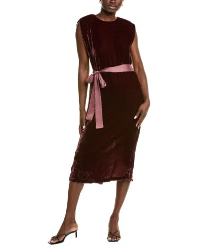 VELVET BY GRAHAM & SPENCER KANDACE SILK-BLEND DRESS