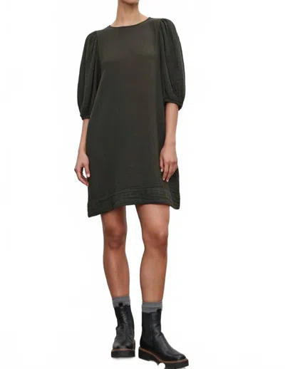 Velvet By Graham & Spencer Karina Mini Dress In Ash In Green