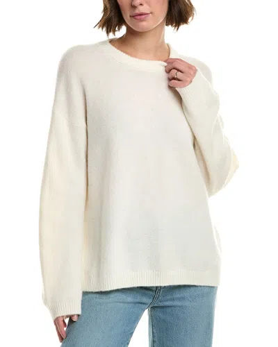 Velvet By Graham & Spencer Lakewood Alpaca & Wool-blend Sweater In White