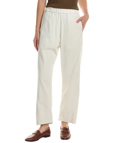Velvet By Graham & Spencer Laney Corduroy Pant In White