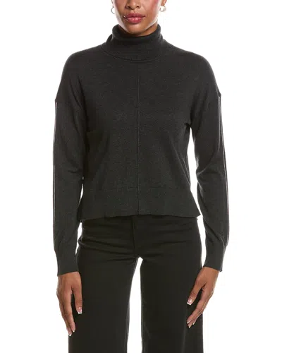 Velvet By Graham & Spencer Libra Lux Cashmere-blend Sweater In Black