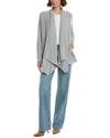 Velvet By Graham & Spencer Lisa Cardigan In Gray