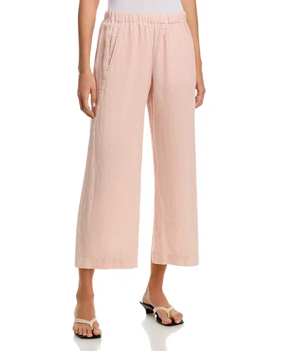 Velvet By Graham & Spencer Lola Linen Pants In Pink