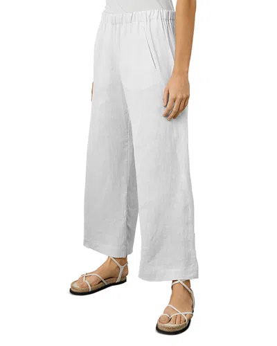 Velvet By Graham & Spencer Lola Linen Pants In White