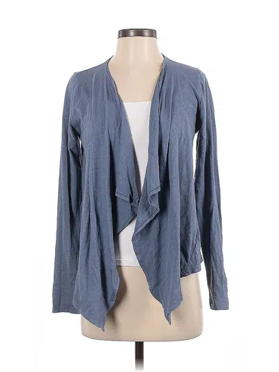 Pre-owned Velvet By Graham & Spencer Long Sleeve T-shirt In Blue