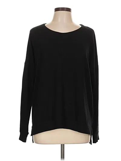 Pre-owned Velvet By Graham & Spencer Long Sleeve T-shirt In Black