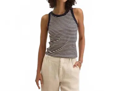 Velvet By Graham & Spencer Lua Tank In Navy In Black