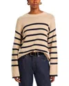 Velvet By Graham & Spencer Lucia Striped Sweater In Multi