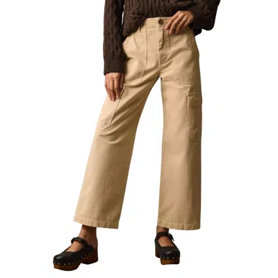 Velvet By Graham & Spencer Makayla Cargo Pant In Shale In Brown