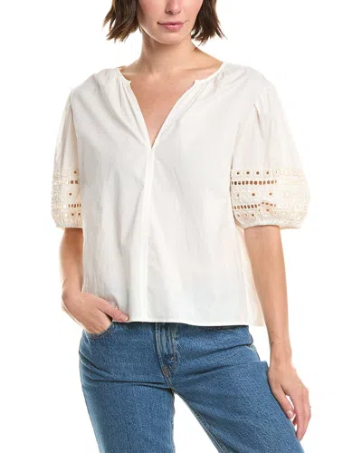 Velvet By Graham & Spencer Marta Top In White