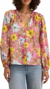 Velvet By Graham & Spencer Marysia Blouse In Multi In Multi