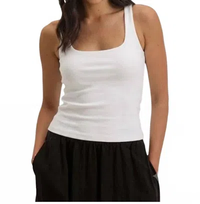 Velvet By Graham & Spencer Melani Tank Top In White