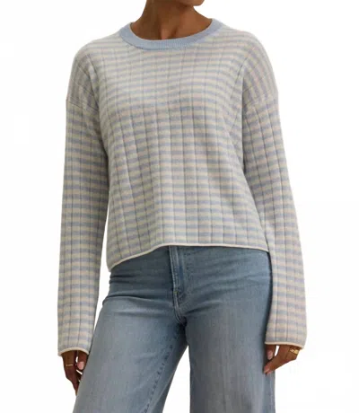 Velvet By Graham & Spencer Monica Cashmere Sweater In Ice/ecru