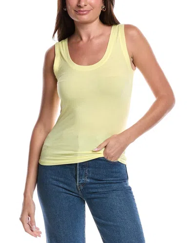 Velvet By Graham & Spencer Mossy Tank In Yellow