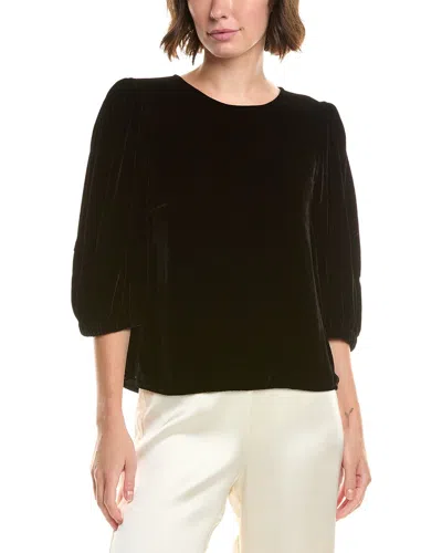Velvet By Graham & Spencer Nancy Top In Black