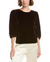 Velvet By Graham & Spencer Nancy Top In Brown