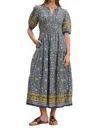 Velvet By Graham & Spencer Natalia Maxi Dress In Blue In Blue