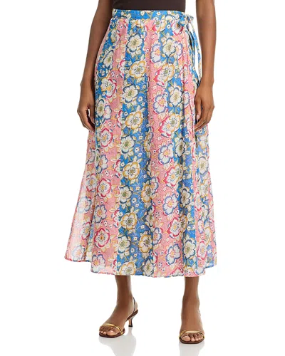 Velvet By Graham & Spencer Nicolette Floral Skirt In Multi