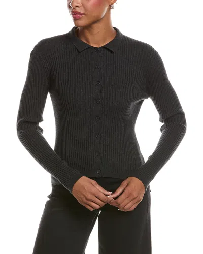 Velvet By Graham & Spencer Nikki Lux Cashmere-blend Sweater In Black