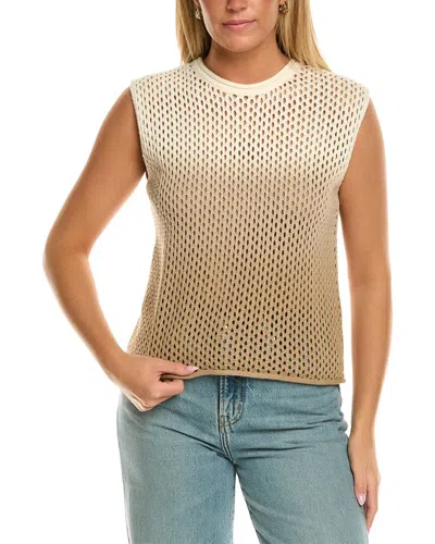 Velvet By Graham & Spencer Nina Sleeveless Cashmere-blend Sweater In Brown