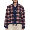 Velvet By Graham & Spencer Norah Jacket In Plaid In Multi