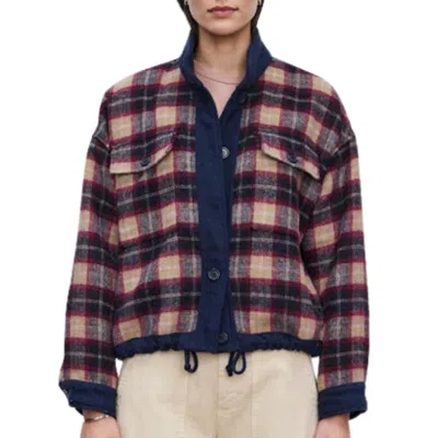 Velvet By Graham & Spencer Norah Jacket In Plaid In Multi
