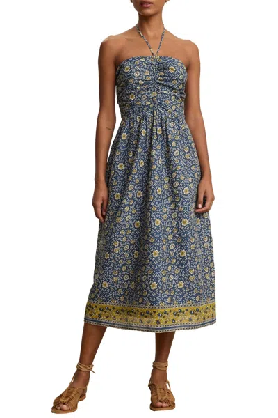 Velvet By Graham & Spencer Odette Dress In Blue Floral