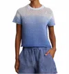Velvet By Graham & Spencer Poppy Sweater Top In Horizon In Blue