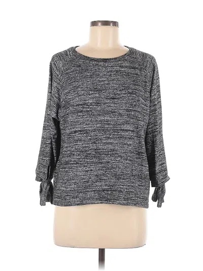 Pre-owned Velvet By Graham & Spencer Pullover Sweater In Gray