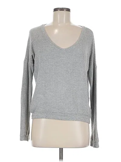 Pre-owned Velvet By Graham & Spencer Pullover Sweater In Gray