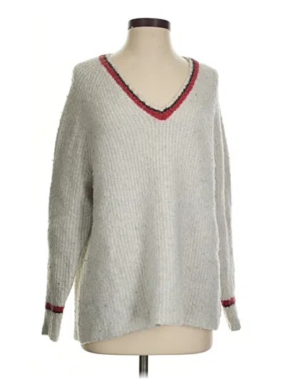 Pre-owned Velvet By Graham & Spencer Pullover Sweater In Gray