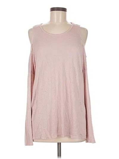 Pre-owned Velvet By Graham & Spencer Pullover Sweater In Pink