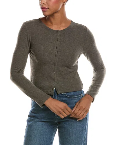 Velvet By Graham & Spencer Raya Kashmir Knit Cardigan In Green