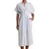Velvet By Graham & Spencer Riley Midi Dress In Blue In Gray