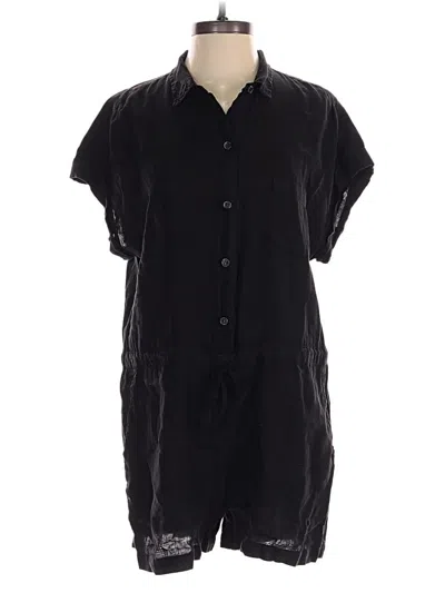 Pre-owned Velvet By Graham & Spencer Romper In Black