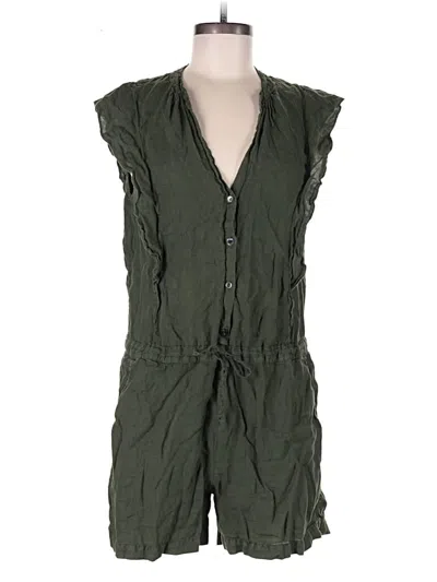 Pre-owned Velvet By Graham & Spencer Romper In Green