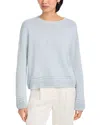 Velvet By Graham & Spencer Rosalyn Crewneck Sweater In Blue