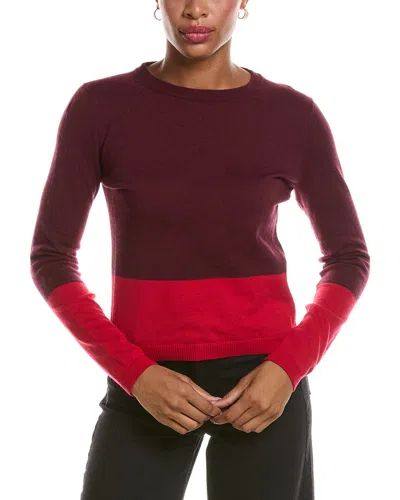 Velvet By Graham & Spencer Roxy Lux Cashmere-blend Sweater In Red