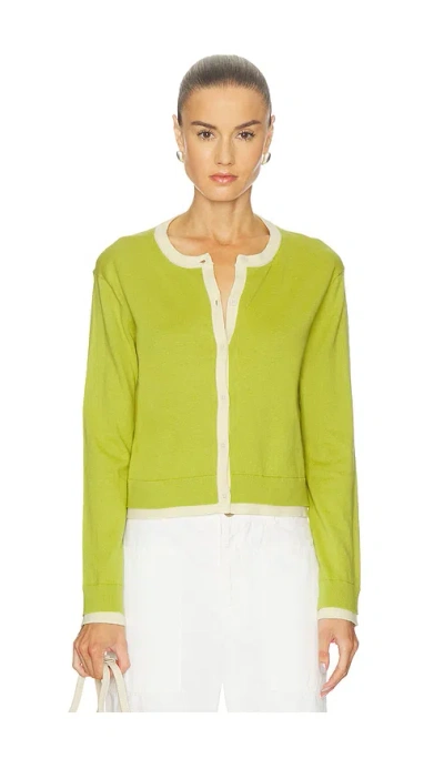 Velvet By Graham & Spencer Saylor Lux Cotton Cashmere In Green