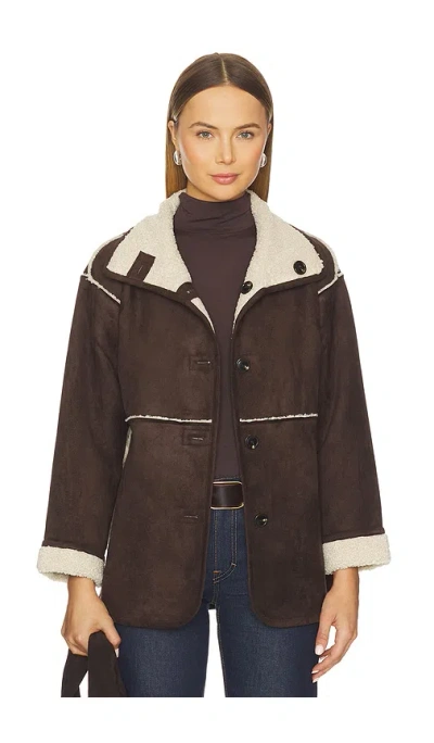 Velvet By Graham & Spencer Shona Jacket In Brown