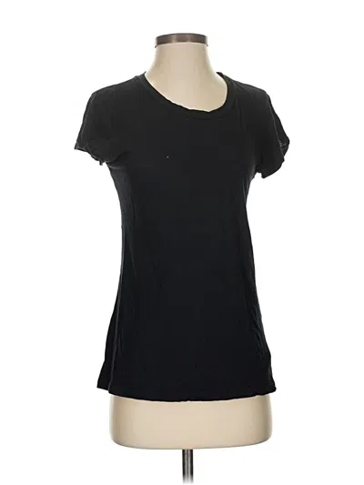 Pre-owned Velvet By Graham & Spencer Short Sleeve T-shirt In Black
