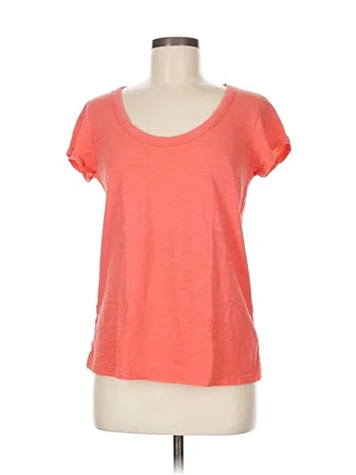 Pre-owned Velvet By Graham & Spencer Short Sleeve T-shirt In Orange