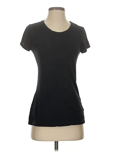 Pre-owned Velvet By Graham & Spencer Short Sleeve T-shirt In Black