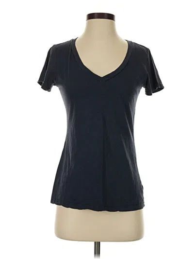 Pre-owned Velvet By Graham & Spencer Short Sleeve T-shirt In Black