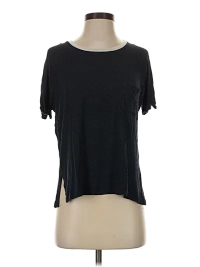 Pre-owned Velvet By Graham & Spencer Short Sleeve T-shirt In Black