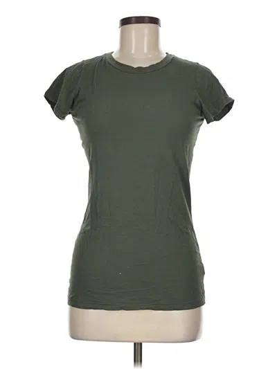 Pre-owned Velvet By Graham & Spencer Short Sleeve T-shirt In Green