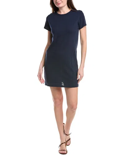 Velvet By Graham & Spencer Sia Short Sleeve T-shirt Dress In Blue