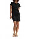 Velvet By Graham & Spencer Sia T-shirt Dress In Black In Black