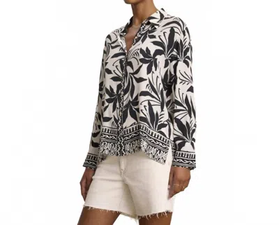 Velvet By Graham & Spencer Sienna Fiji Print Blouse In Multi